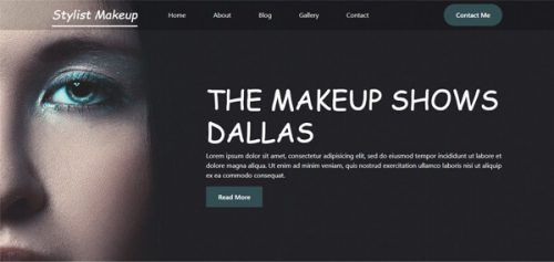 Beautician – Makeup Stylistic and Beauty Models Banner Widget
